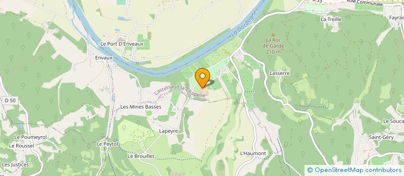 localisation de l'entreprise SCI DU COMMINGES ET PERIGORD  CENAC-ET-SAINT-JULIEN