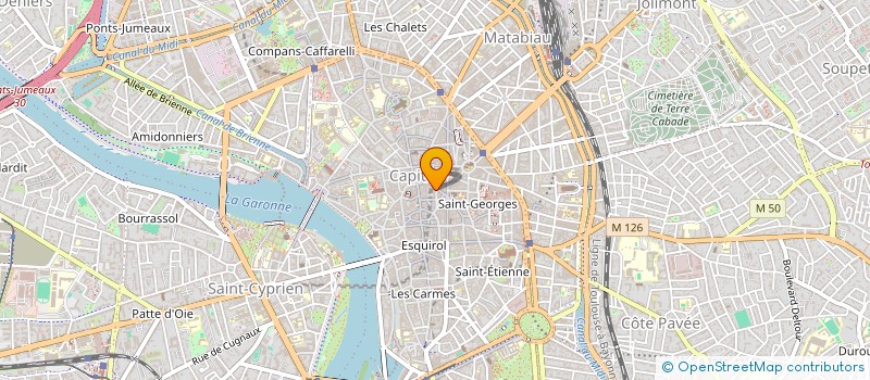 localisation de l'entreprise SCI DU COMPTOIR  TOULOUSE