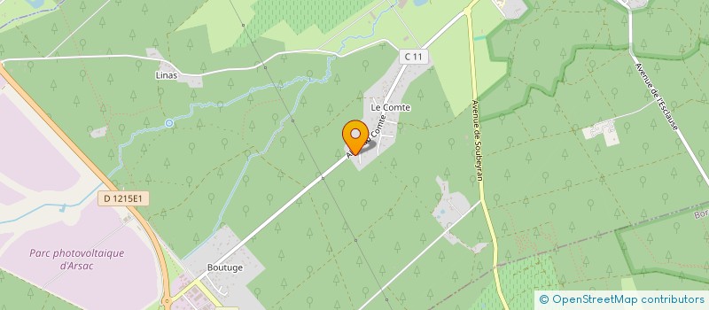 localisation de l'entreprise SCI DU COMTE  ARSAC