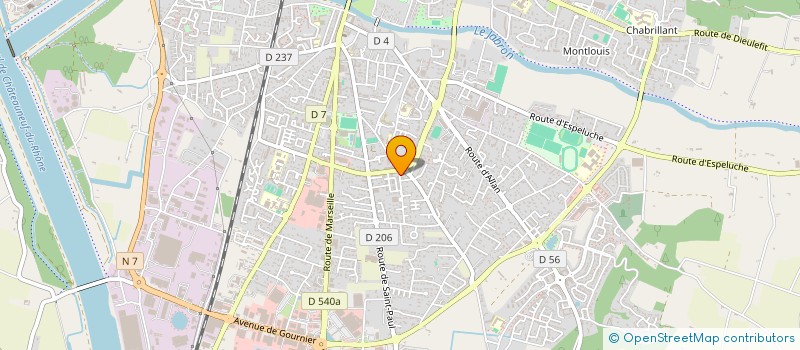 localisation de l'entreprise SCI DU COMTE à MONTELIMAR