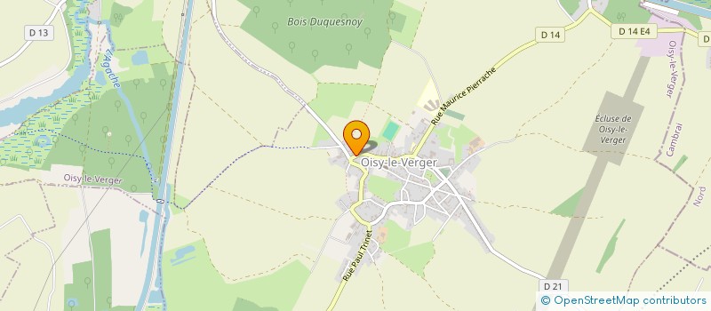 localisation de l'entreprise SCI DU COMTE DE CHATEAU BRULANT  OISY-LE-VERGER