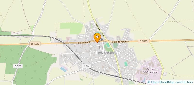 localisation de l'entreprise SCI DU COMTE RAOUL à VILLERS-BRETONNEUX