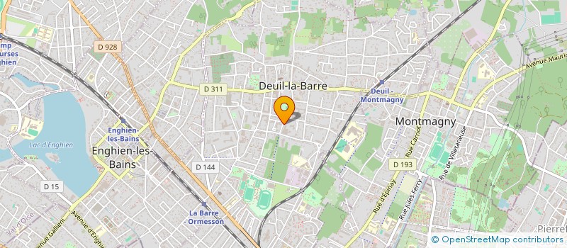 localisation de l'entreprise SCI DU CONDE  DEUIL-LA-BARRE