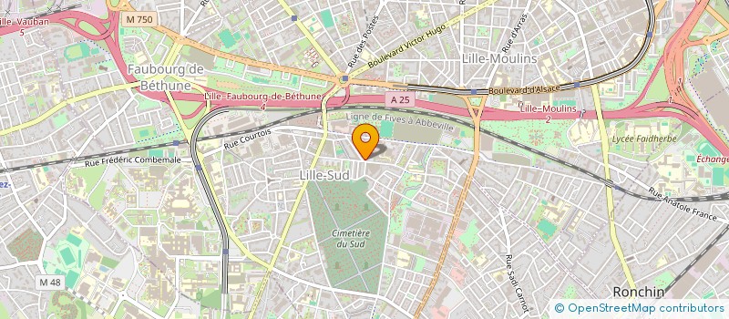 localisation de l'entreprise SCI DU CONDE  LILLE