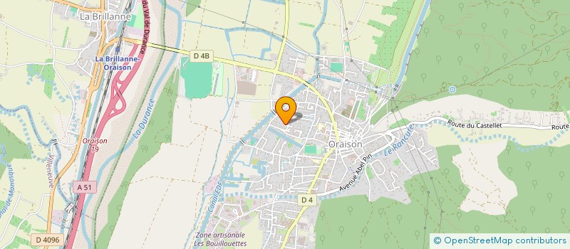 localisation de l'entreprise SCI DU CONSERVATOIRE  ORAISON