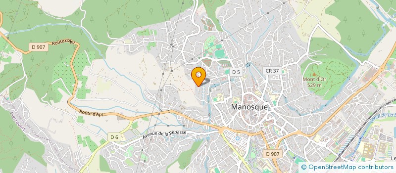 localisation de l'entreprise SCI DU CONTADOUR  MANOSQUE
