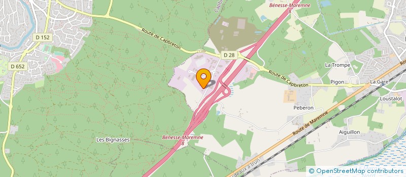 localisation de l'entreprise SCI DU CONTOUR à SAINT-VINCENT-DE-TYROSSE