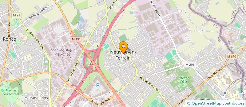 localisation de l'entreprise SCI DU CONTOUR DE L'EGLISE à NEUVILLE-EN-FERRAIN