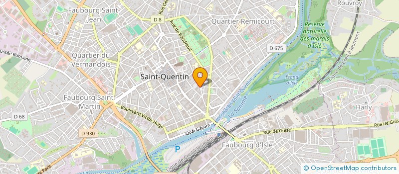 localisation de l'entreprise SCI DU CONTOY à SAINT-QUENTIN