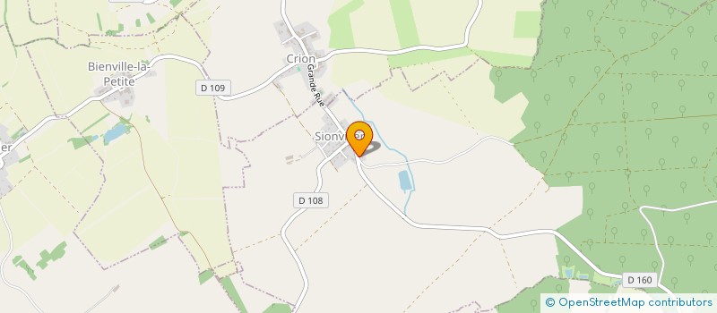 localisation de l'entreprise SCI DU COQ  SIONVILLER