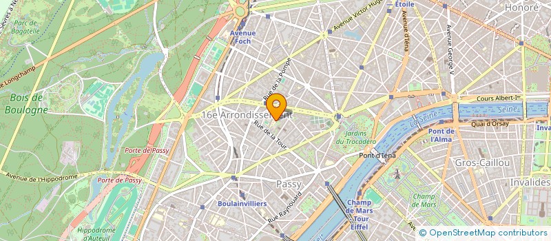 localisation de l'entreprise SCI DU COQ  PARIS