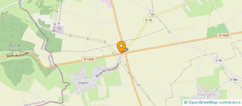 localisation de l'entreprise SCI DU COQ GAULOIS  MORVILLERS-SAINT-SATURNIN