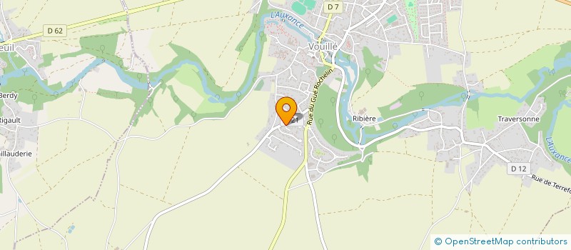 localisation de l'entreprise SCI DU COQUET à VOUILLE