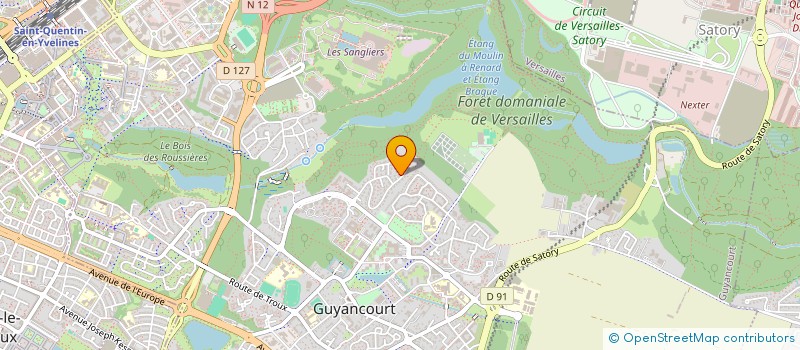 localisation de l'entreprise SCI DU CORAILLEUR  GUYANCOURT