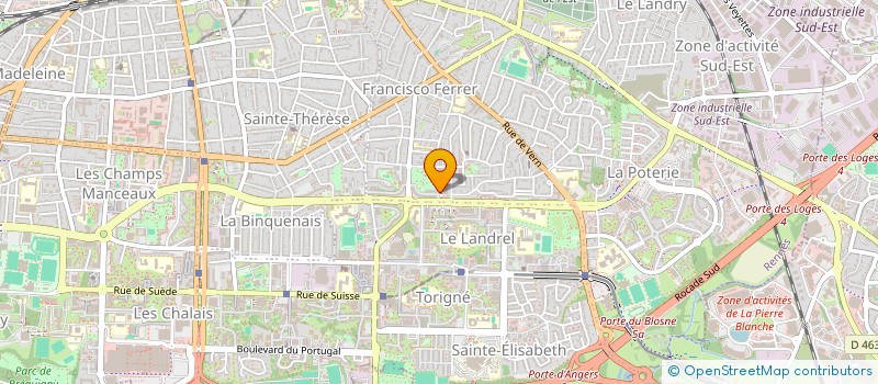 localisation de l'entreprise SCI  DU CORMIER  RENNES