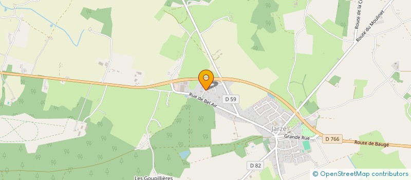 localisation de l'entreprise SCI DU CORMIER  JARZE VILLAGES