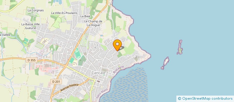 localisation de l'entreprise SCI DU CORMORAN  CANCALE
