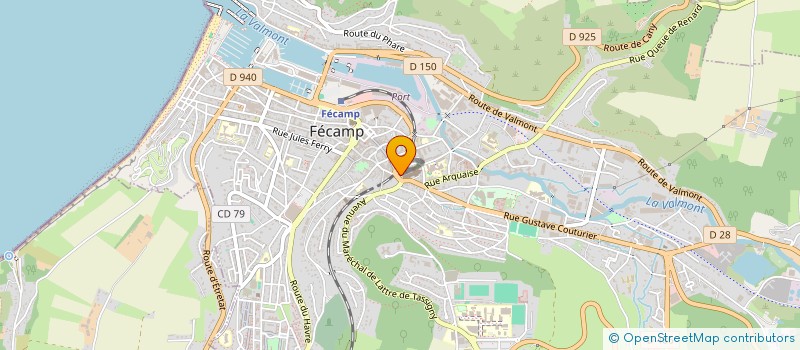 localisation de l'entreprise SCI DU CORMORAN  FECAMP