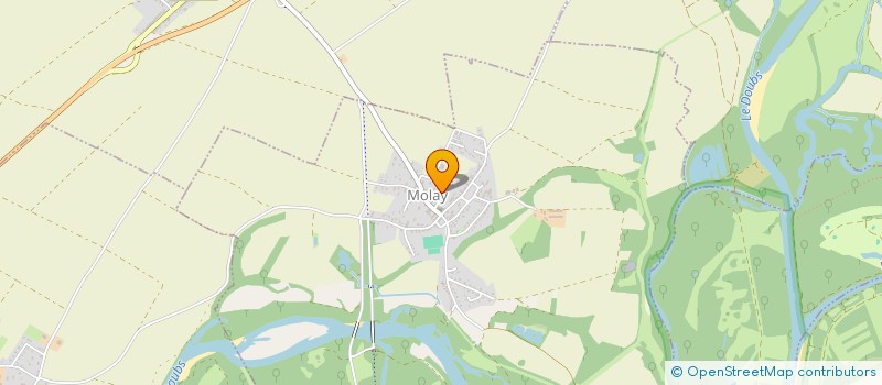 localisation de l'entreprise SCI DU CORNET  MOLAY