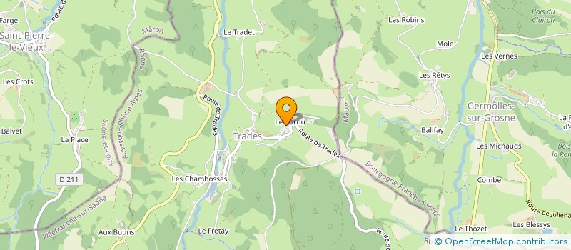 localisation de l'entreprise SCI DU CORNU  DEUX-GROSNES