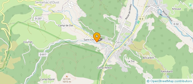 localisation de l'entreprise SCI DU COS à SEIX