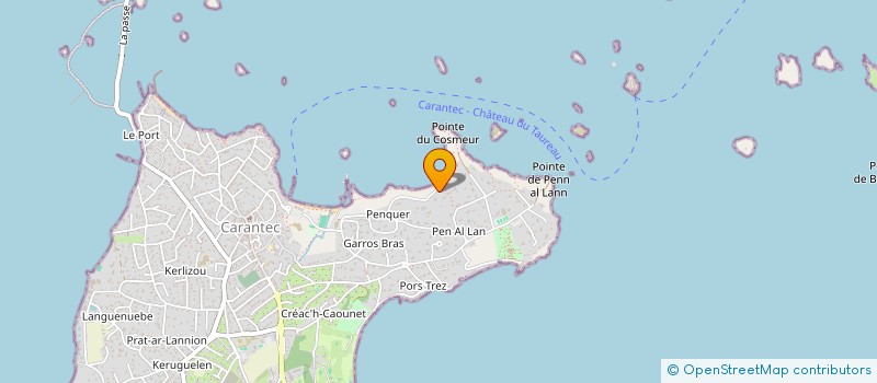 localisation de l'entreprise SCI DU COSMEUR-PIFRALCA  CARANTEC