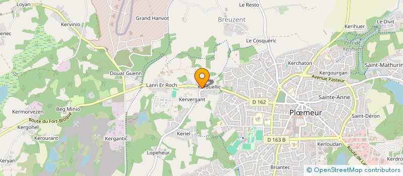 localisation de l'entreprise SCI DU COSQUERIC à PLOEMEUR