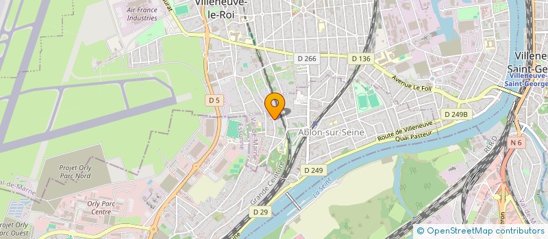 localisation de l'entreprise SCI DU COTEAU  ABLON-SUR-SEINE