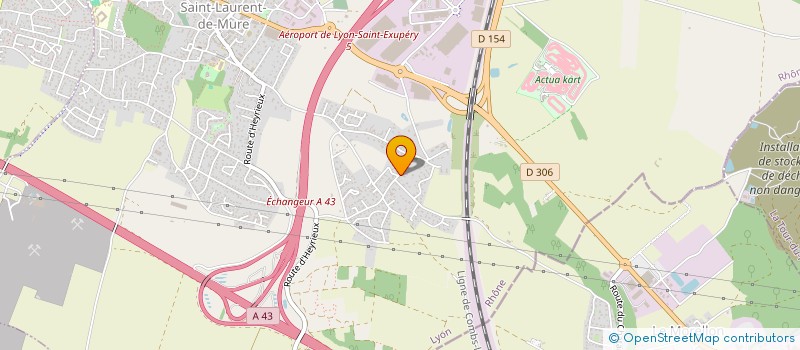 localisation de l'entreprise SCI DU COTEAU  SAINT-LAURENT-DE-MURE