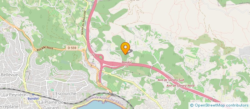 localisation de l'entreprise SCI DU COTEAU à SANARY SUR MER