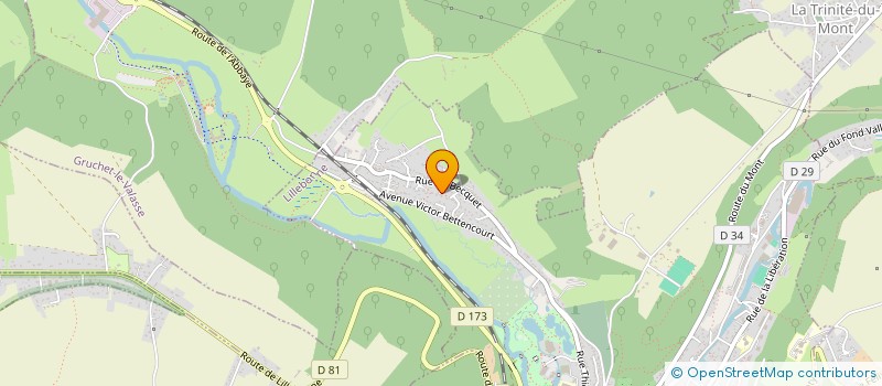 localisation de l'entreprise SCI DU COTEAU  LILLEBONNE