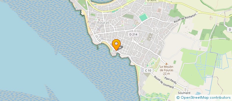 localisation de l'entreprise SCI DU COTEAU  FOURAS