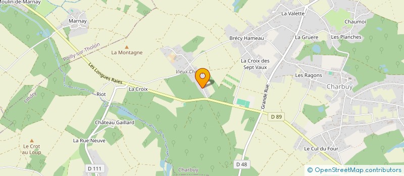 localisation de l'entreprise SCI DU COTEAU  CHARBUY