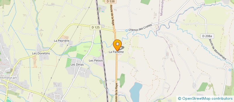 localisation de l'entreprise SCI DU COTEAU  MONTMEYRAN