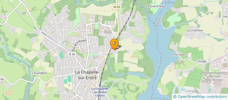 localisation de l'entreprise SCI DU COTEAU DE BEL AIR  SUCE-SUR-ERDRE