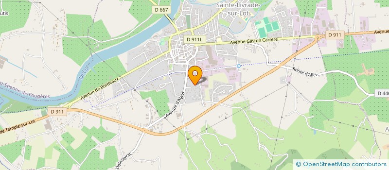 localisation de l'entreprise SCI DU COTEAU DE GRANDCAMP  DOLMAYRAC