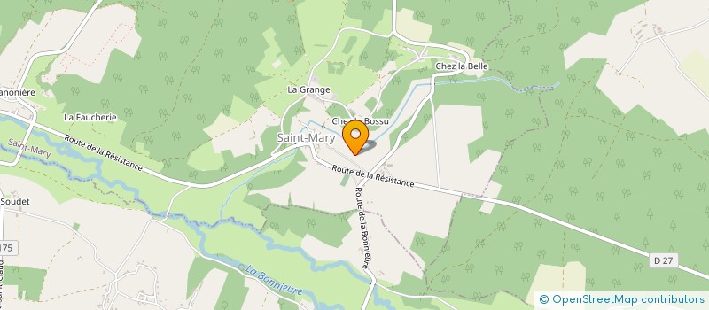 localisation de l'entreprise SCI DU COTEAU DE PUYBOUT à SAINT-MARY