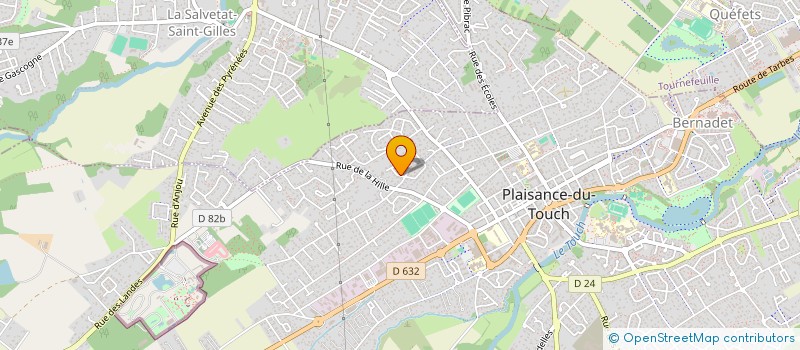 localisation de l'entreprise SCI DU COTEAU DES CHENES  PLAISANCE-DU-TOUCH