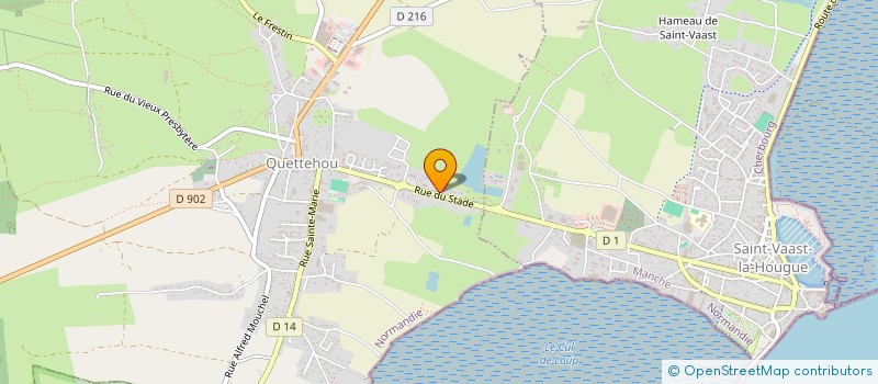 localisation de l'entreprise SCI DU COTENTIN  QUETTEHOU