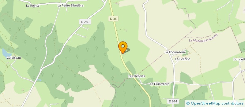 localisation de l'entreprise SCI DU COTIL à MOUTIERS-AU-PERCHE