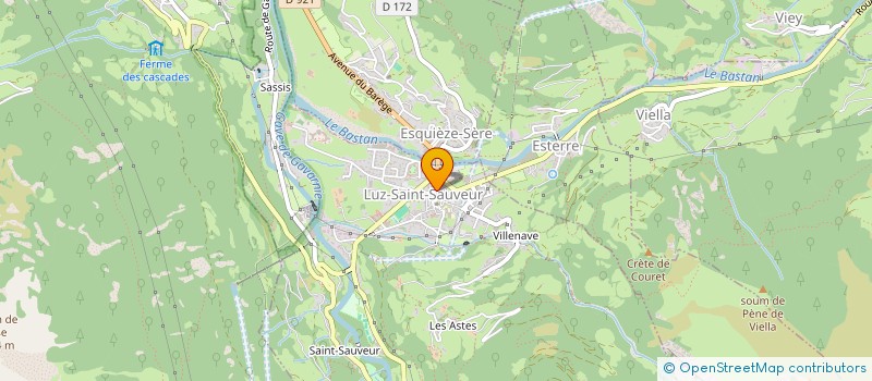 localisation de l'entreprise SCI DU COTILLON  LUZ-SAINT-SAUVEUR