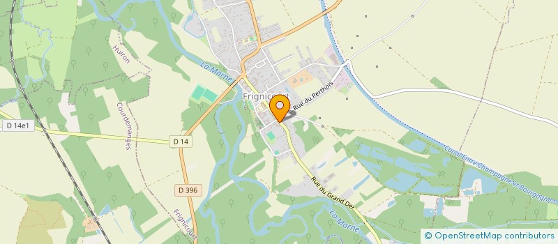 localisation de l'entreprise SCI DU COTON  FRIGNICOURT