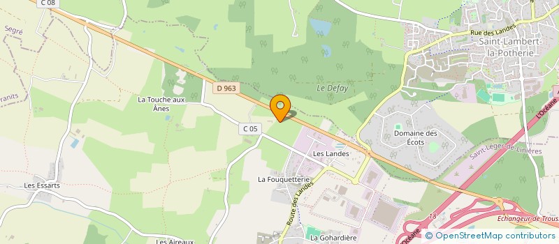 localisation de l'entreprise SCI DU COTTAGE  SAINT-LEGER-DE-LINIERES