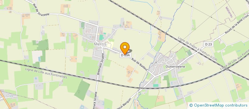 localisation de l'entreprise SCI DU COTTAGE  MERRIS