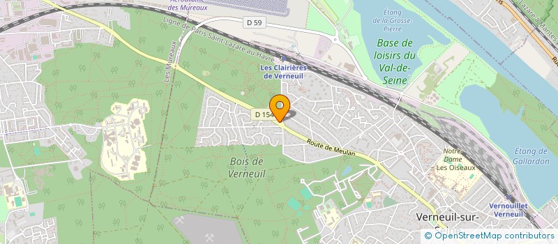 localisation de l'entreprise SCI DU COTTAGE  VERNEUIL-SUR-SEINE