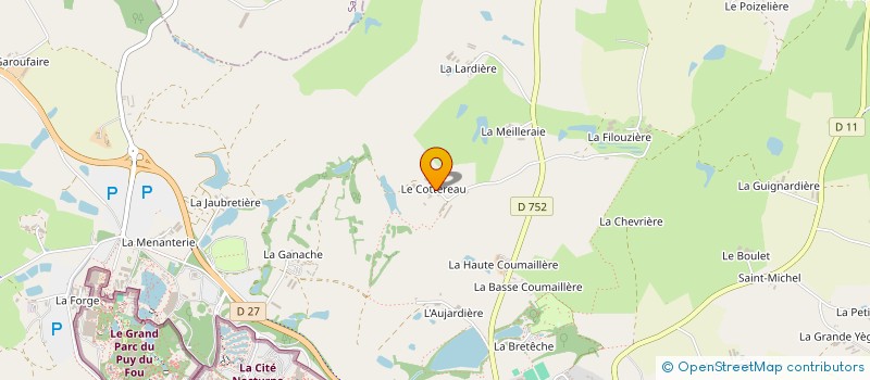 localisation de l'entreprise SCI DU COTTEREAU  LES EPESSES