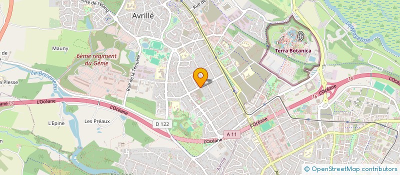 localisation de l'entreprise SCI DU COUASNON à AVRILLE