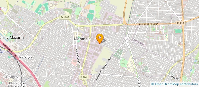 localisation de l'entreprise SCI DU COUCHANT  MORANGIS