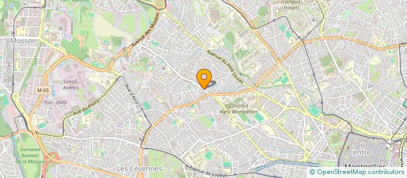 localisation de l'entreprise SCI DU COUCHANT à MONTPELLIER