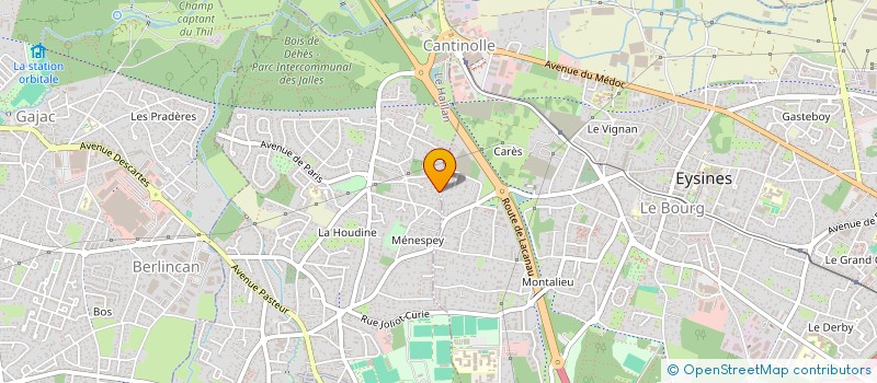 localisation de l'entreprise SCI DU COUCOU  LE HAILLAN